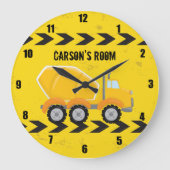 Bouw voertuigbakken Aangepaste Kinder ruimte Grote Klok (Voorkant)