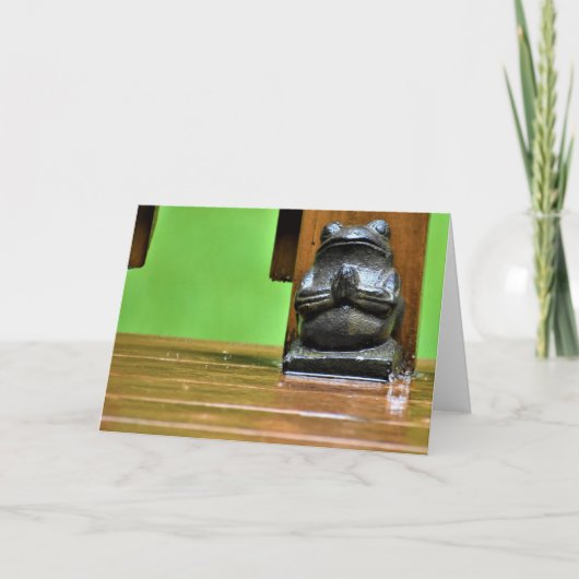 Bouw voor regen, kaart (Voorkant)