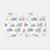 Bouw Vrachtwagen Kinderen Verjaardag Favoriet Doze Bedankdoosjes (Uitgevouwen)