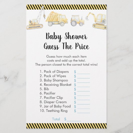 Bouw vrachtwagen veronderstelt prijsschoeisel (Voorkant)