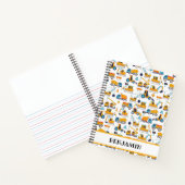 Bouw Vrachtwagens Aangepast Notitieboek (Binnen)