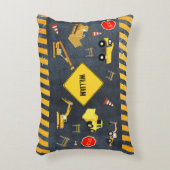 Bouw vrachtwagens Zware machinekamer Accent Kussen (Voorkant(Verticaal))