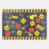 Bouw vrachtwagens Zware machinekamer Inpakpapier Vel (Voorkant)