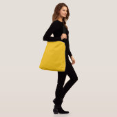 Bouwapparatuur Geel FFC500 Fabric Crossbody Tas (Op model)
