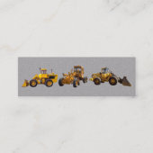 Bouwapparatuurkaart Mini Visitekaartje (Voorkant)