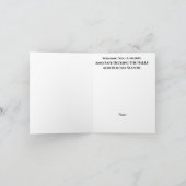 Bouwarbeider en Elf Kerstkaart Kaart (Binnen)