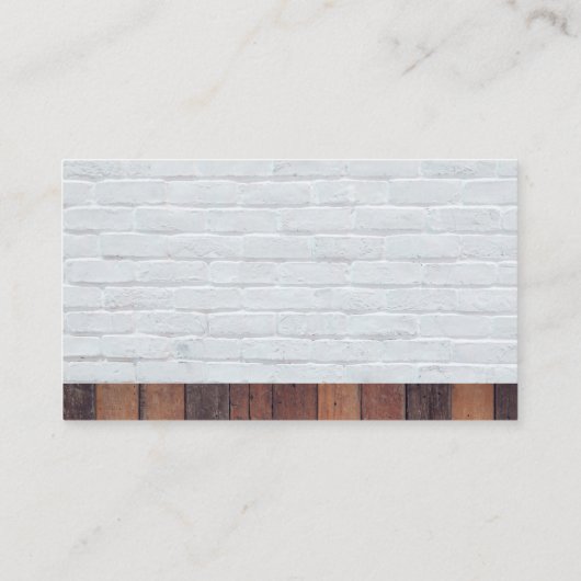 Bouwbalk Winch | Baksteen Hout | Bouwers Visitekaartje (Achterkant)