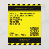 Bouwband met logo flyer (Achterkant)