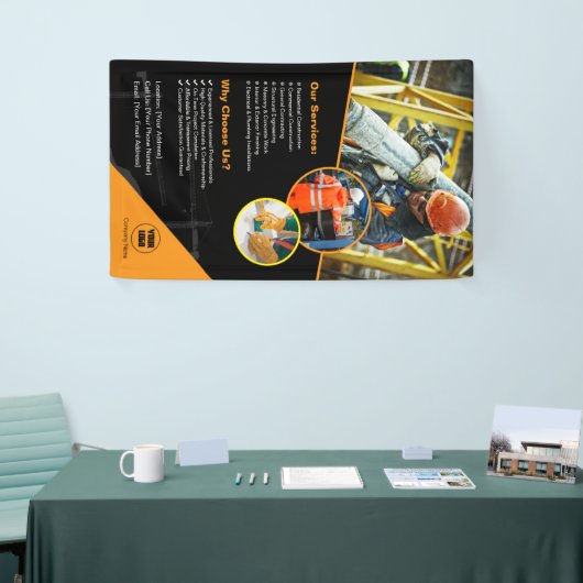 Bouwbedrijf Custom Banner (Beurs)