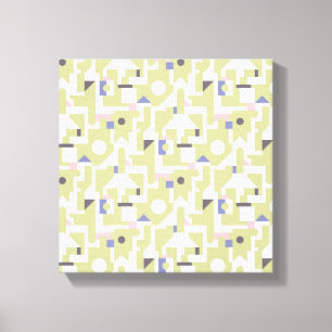 Bouwblokken Canvas Afdruk