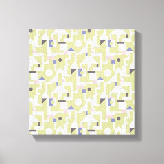 Bouwblokken Canvas Afdruk (Voorkant)