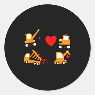 Bouwboulevard Valentijnsdag Van Liefhebber Ki Ronde Sticker