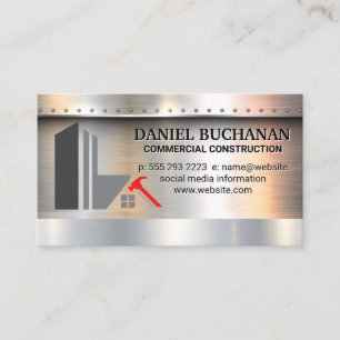 Bouwbouw Logo   Metalen rivetten Visitekaartje