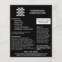 Bouwbouwer Brick Pattern Black