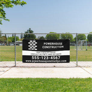 Bouwbouwer Brick Pattern Black Spandoek