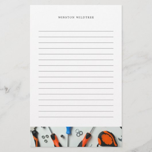 bouwcluster | Gelineerd Briefpapier (Voorkant)