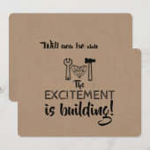 Bouwcontract Groomsman-voorstel Kaart (Voorkant / Achterkant)