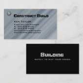 Bouwcontract Metaal Visitekaartje 2 (Voorkant / Achterkant)