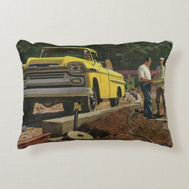  bouwcontractant voor bedrijfsarchitectuur accent kussen (Voorkant)