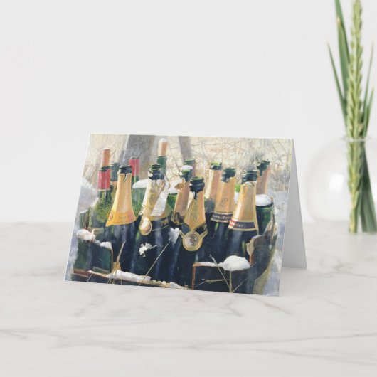 Bouwdag Empties 2005 Feestdagen Kaart (Voorkant)