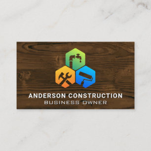 Bouwdiensten Carpentry Builder Visitekaartje