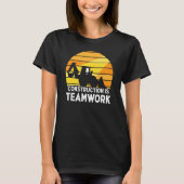 Bouwen is de werkplaats van de Teamwork T-shirt (Voorkant)