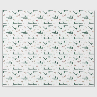 Bouwen met ijzer cadeaupapier