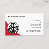 Bouwen van Cool Modern Handyman Visitekaartje (Voorkant)