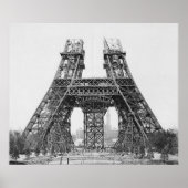 Bouwen van Eiffeltoren Poster (Voorkant)