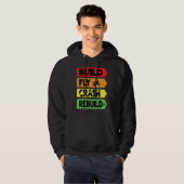 Bouwen van Fly Crash Rebuild Hoodie (Voorkant volledig)