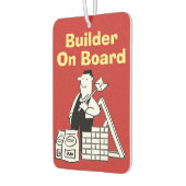 Bouwer aan boord Van de Bouwer Luchtverfrisser (Links)