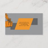 Bouwer & Aannemer Visitekaartje (Achterkant)