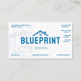 Bouwer blueprint visitekaartje