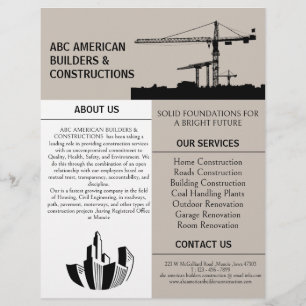 Bouwer & Bouw Reclame Promotioneel Flyer