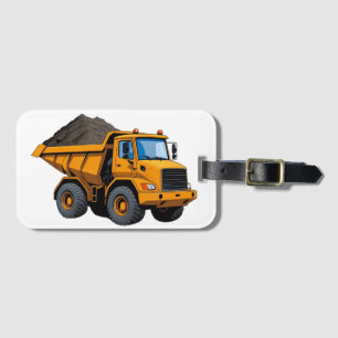 Bouwer/Grofmachine/kipper Bagagelabel