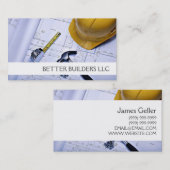 Bouwer, Manager, Visitekaartje bouwnijverheid (Voorkant / Achterkant)