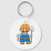 Bouwer met schokdemper sleutelhanger (Voorkant)