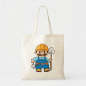 Bouwer met schokdemper tote bag (Voorkant)