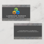 Bouwer reparatie pictogrammen | Bouw | Staal | Met Visitekaartje (Voorkant / Achterkant)