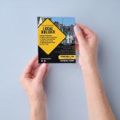 Bouwer Services Flyer Sjabloon | Constructie & (Hand)