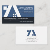 Bouwer van A-Lijst dakarchitectuur Visitekaartje (Voorkant / Achterkant)
