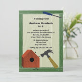 bouwfeest kaart (Staand voorkant)