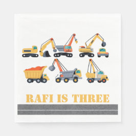 Bouwfeest upsherin verjaardag servet