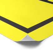 BOUWGEBIED - VEREISTE HARDE PETTEN POSTER (Hoek)