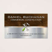 Bouwgereedschap Hardware Metaal hout Visitekaartje (Voorkant)