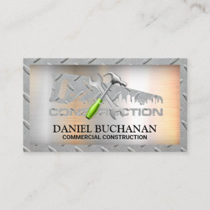 Bouwgereedschap   Staal Visitekaartje