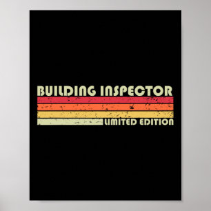 Bouwinspecteur Grappige Functie Titel Verjaardagsw Poster