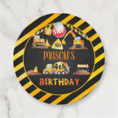 Bouwjaar Verjaardag Favor Tag Bedankjes Labels (Voorkant)