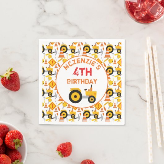 Bouwjaar Verjaardagsfeestje Leeftijd Witte servett Servet (Insitu)