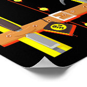 Bouwkostuum voor Kinder jongens-halwee Poster (Hoek)